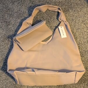 Elizabeth and James Soft Beige Shoulder Bag Set
